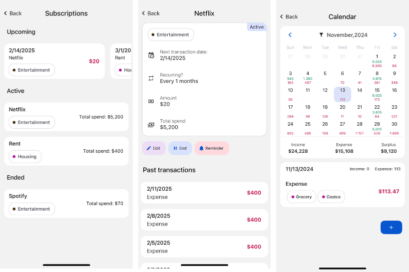 Subscription Tracker